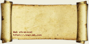 Sara Hrnjaković vizit kartica